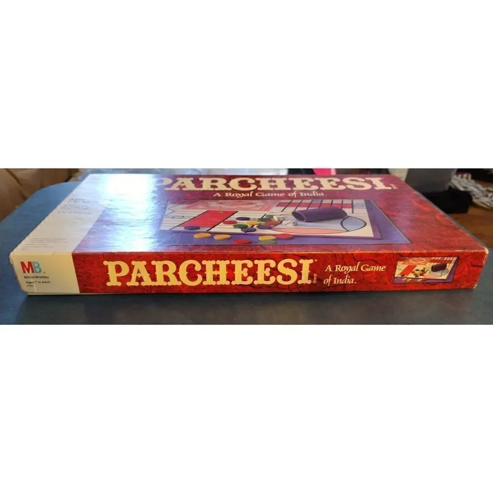 Parcheesi Milton Bradley Vintage 1989 Board Game Fun Family Game 2-4 Players Age